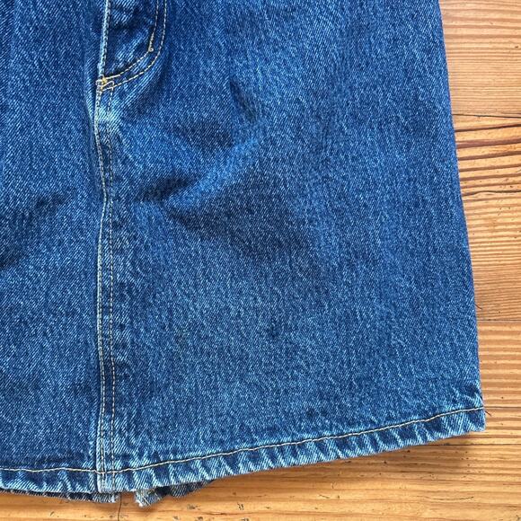 Guess Jeans vintage high waisted dark wash denim youth pencil skirt SIZE 10 - Picture 2 of 7